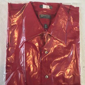 Men's Arrow Satin plush Dress Shirt